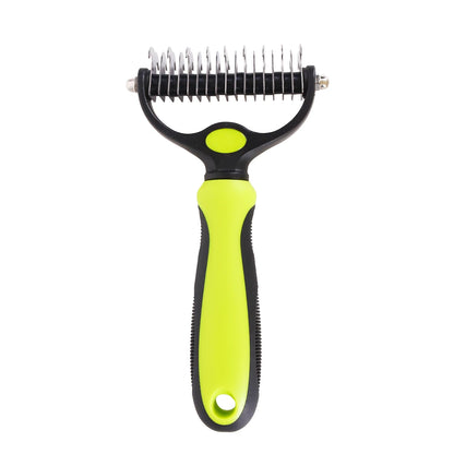 🪮🐾 Double-Sided Pet Knot Comb – Χτένα Αφαίρεσης Κόμπων για Σκύλους & Γάτες ✂️🐶🐱 Τέλος στους κόμπους & τις μπλεγμένες τρίχες – με εργονομική σχεδίαση & υψηλή απόδοση!