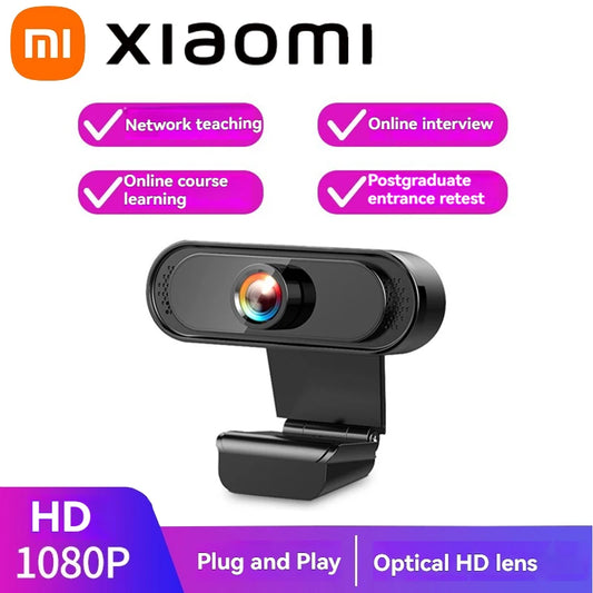 🎥✨ Xiaomi 1080P Full HD Webcam – Με Autofocus & Noise Cancelling Mic 🎤💻