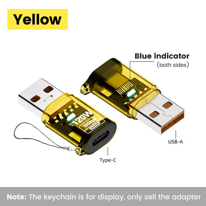 Olaf 120W USB-A Type-C OTG Adapter (USB 3.2) – Ταχεία Φόρτιση & Μεταφορά Δεδομένων
