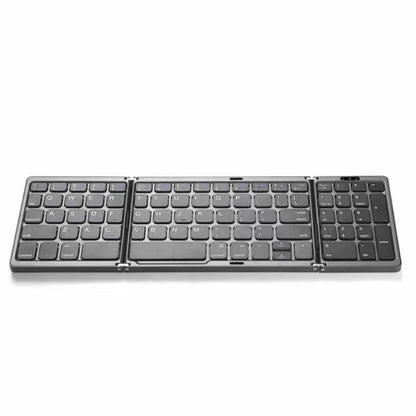 💻🔗 3-Folding Bluetooth Keyboard με Touchpad – Πτυσσόμενο, Επαναφορτιζόμενο, Συμβατό με Windows, Android & iOS! Μικρό σε μέγεθος – Μεγάλο σε δυνατότητες! ✨
