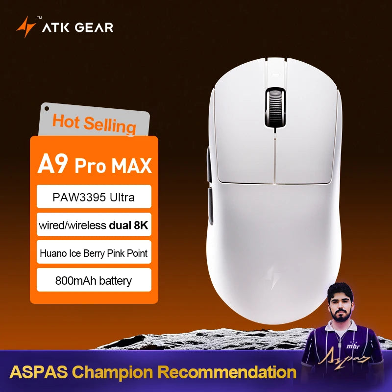 🐉⚡ ATK Dragonfly A9 / A9 Plus – Ultra Wireless Gaming Mouse με 8K Polling & PAW3395/3950