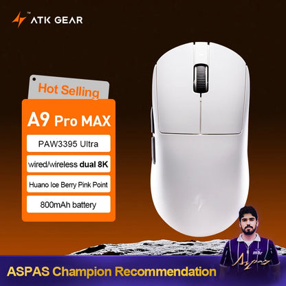 🐉⚡ ATK Dragonfly A9 / A9 Plus – Ultra Wireless Gaming Mouse με 8K Polling & PAW3395/3950