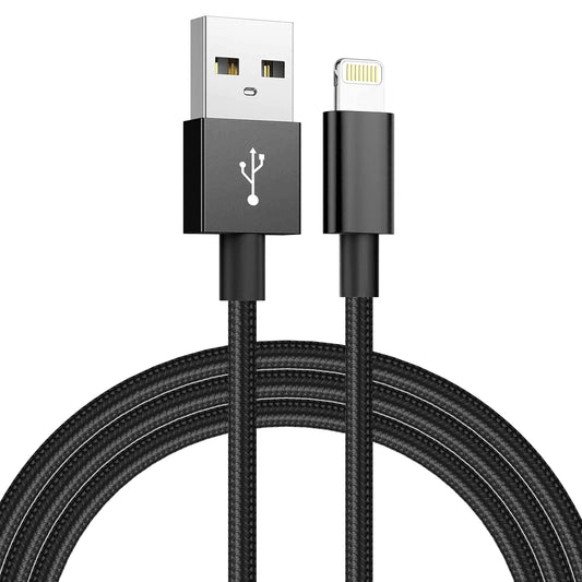 🔌 2.4A USB Καλώδιο Φόρτισης & Μεταφοράς Δεδομένων για iPhone / iPad Γρήγορη φόρτιση και αξιόπιστη μεταφορά αρχείων για όλες τις συσκευές σου Apple! ⚡🍏