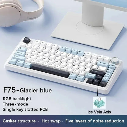 AULA F75 Gaming Mechanical Keyboard RGB – 75% Wireless Layout