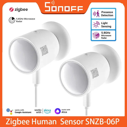 🧠 SONOFF SNZB-06P – Zigbee Αισθητήρας Ανθρώπινης Παρουσίας & Φωτός