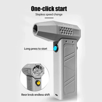 💨⚡ Mini Vacuum Cleaner & Jet Fan – 130,000RPM Blower Turbo 🌀 Χειρός Ηλεκτρικό Καθαριστικό για Σπίτι, Αυτοκίνητο & Γραφείο
