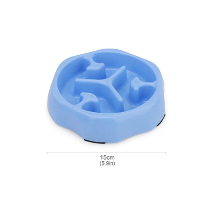 Slow Feeder Bowl 🐾🍽️ | Anti-Choke Design 😸🐶 | For Small Dogs & Cats 🐕🐈 | Square/Round Shape ✅