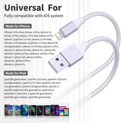 🔌⚡ LAIHONEN MFi USB-A σε Lightning Cable 2.4A 📱⚡