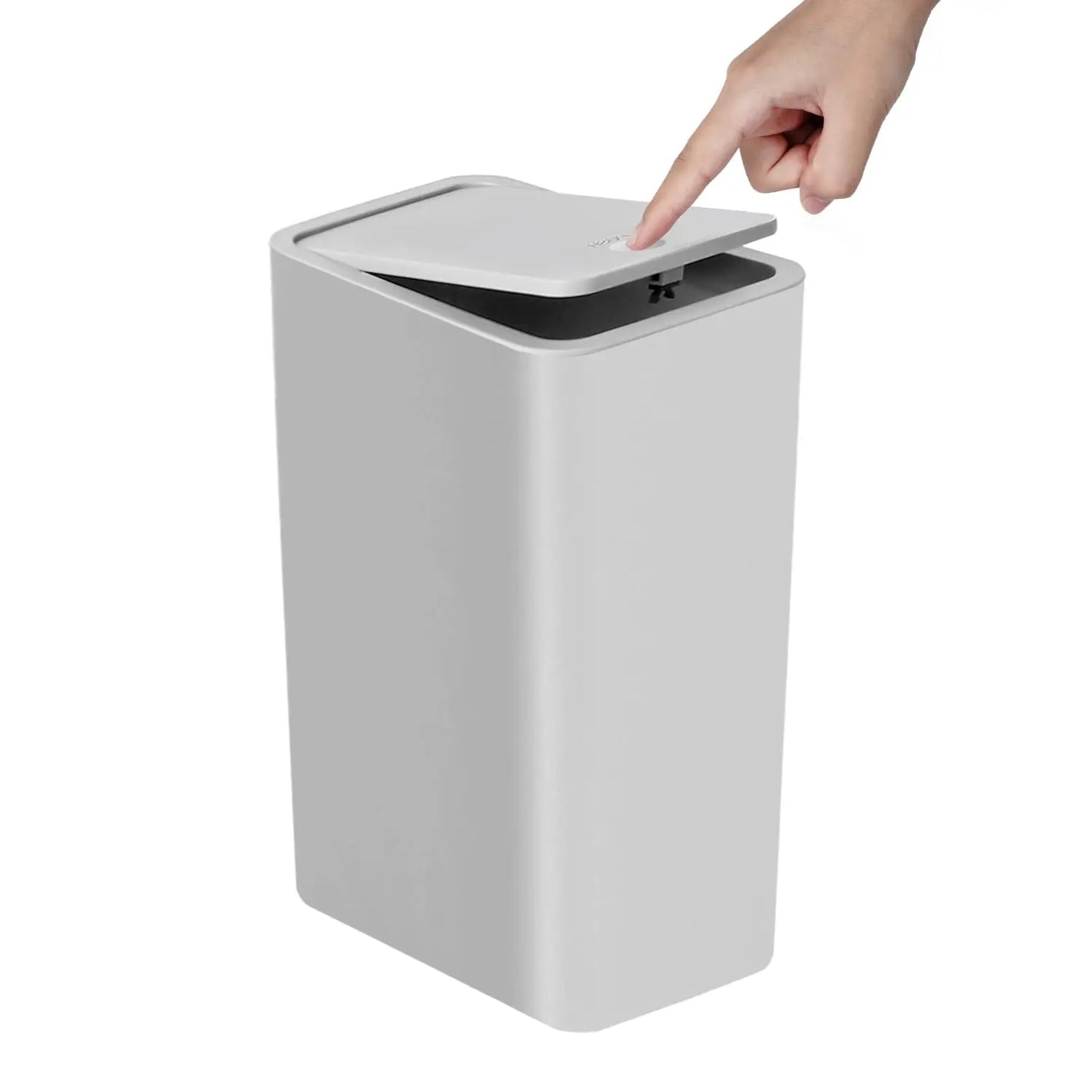 🗑️✨ Bathroom Trash Can 10L με Press Top Lid – Slim & Modern Design