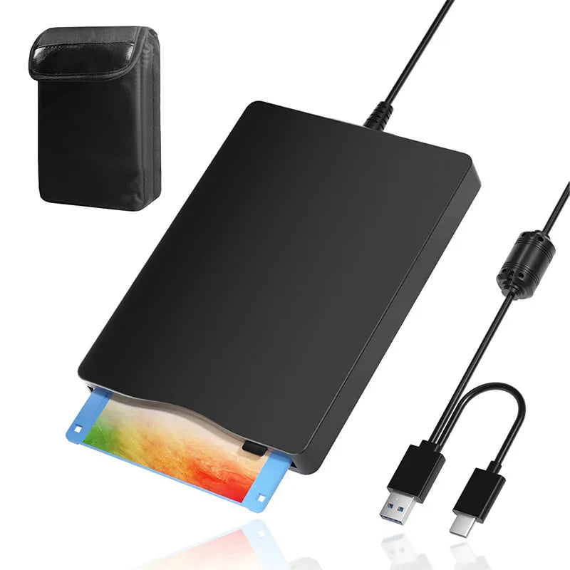 💾🔌 Portable 3.5" Floppy Disk Reader USB Type-C 🚀 (1.44MB External Drive)