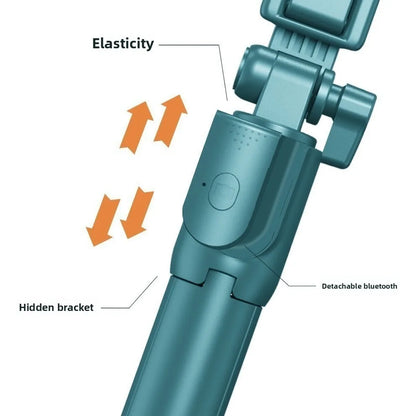 🤳📸 Wireless Bluetooth Selfie Stick Tripod με Ασύρματο Remote & LED Fill Light 💡✨ – Για iOS & Android Smartphones