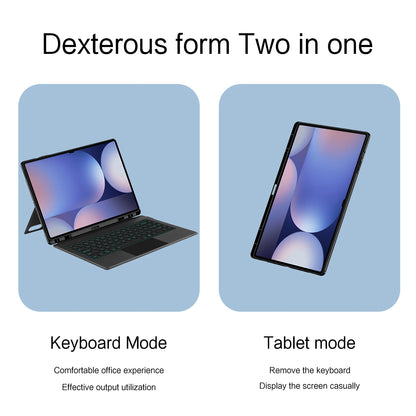 💼⌨️ HUWEI Magic Keyboard Case για Samsung Galaxy Tab S10/S9 Ultra 14.6” 🔥 Με Backlight, TouchPad & Πολλαπλές Γλώσσες (Πορτογαλικά, Ισπανικά, Γερμανικά, Κορεατικά, Εβραϊκά)