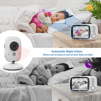 🍼📹 TakTark 3.2” Wireless Video Baby Monitor – Η ήρεμη λύση για γονείς Δες, άκου & μίλα στο μωρό σου εύκολα και με ασφάλεια – μέρα & νύχτα! 💖