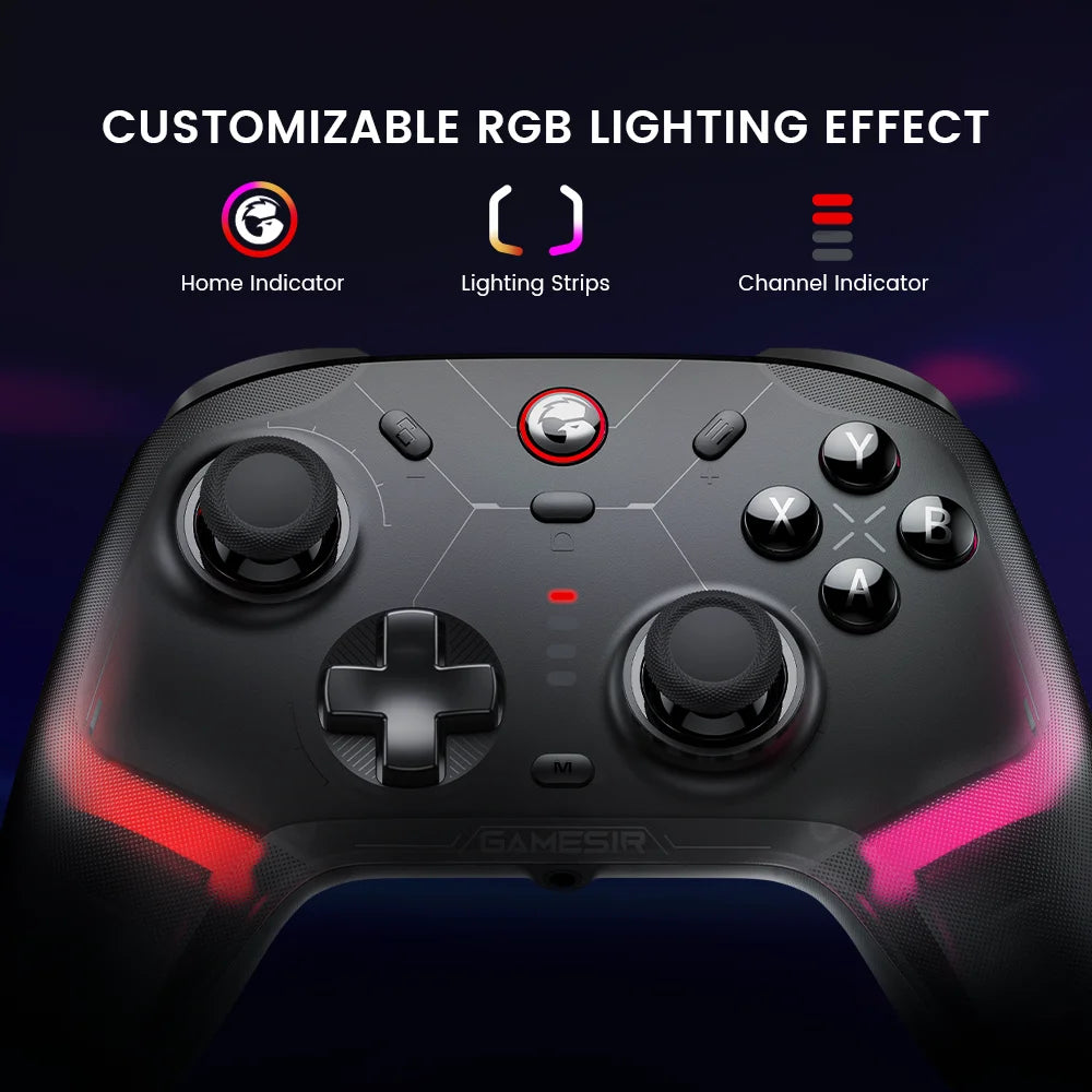 GameSir Cyclone 2 Bluetooth Gamepad – Tri-Mode | TMR Joysticks | Hall Effect Triggers
