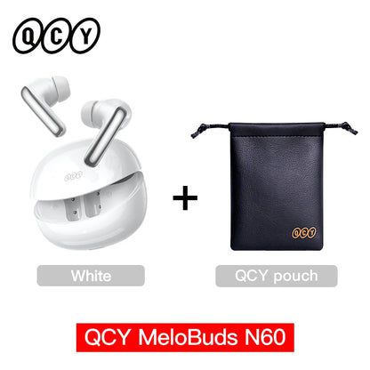🎧 QCY MeloBuds N60 – Bluetooth 6.0 Earbuds με ANC, LDAC & 45H Αυτονομία