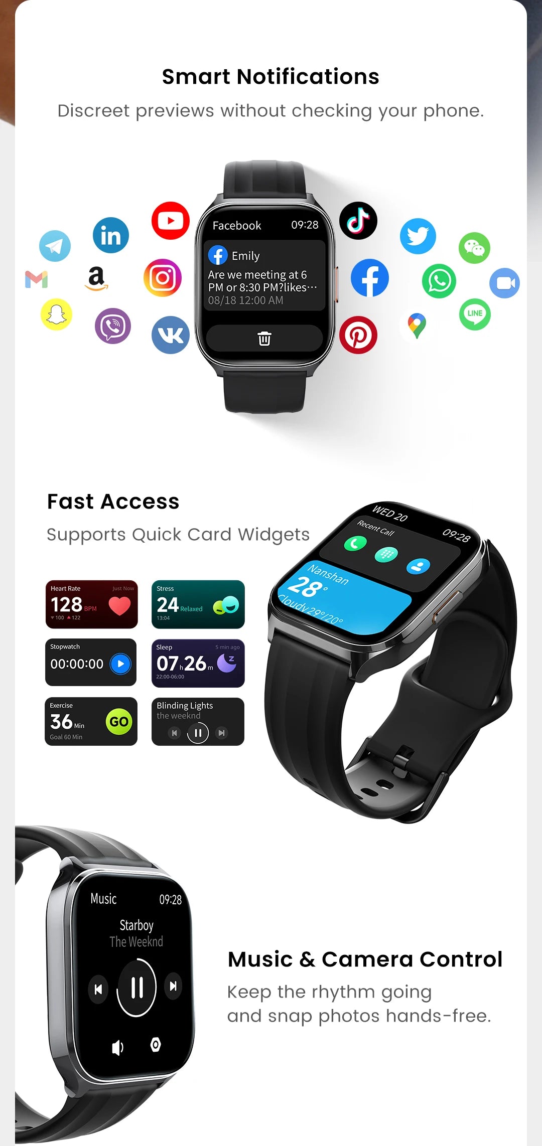 HAYLOU Watch 3 AMOLED Smartwatch με Voice Calling