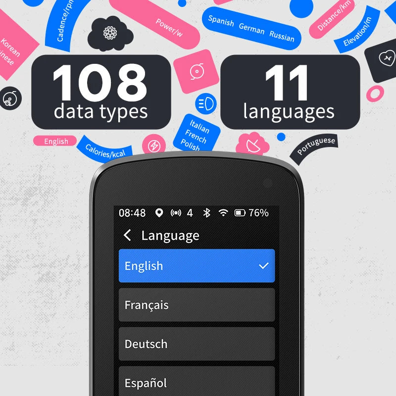 🚴📍 GEOID CC700 GPS Bike Computer – 2.8'' Color Screen με Route Navigation & WiFi