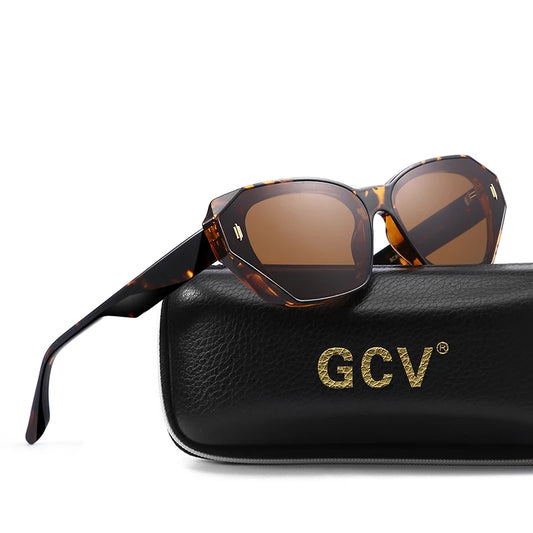😎 Γυναικεία Γυαλιά Ηλίου GCV Acetate Cat Eye – Polarized UV400 | Πολυτελής Σχεδιασμός & Υψηλής Ποιότητας Υλικά