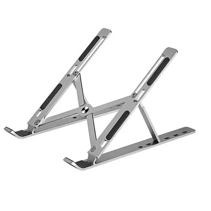 💻✨ Portable Aluminum Laptop Stand – Ρυθμιζόμενη & Αναδιπλούμενη Βάση MacBook & PC 🎯