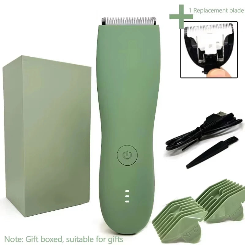 ✂️ Men’s Body & Groin Trimmer – IPX7 Αδιάβροχη Ηλεκτρική Μηχανή Ανδρικής Περιποίησης με Κεραμική Λεπίδα