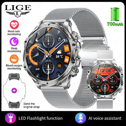 🔥 LIGE New Smart Watch 1.9” – Η Δύναμη στον Καρπό σου! 🔥