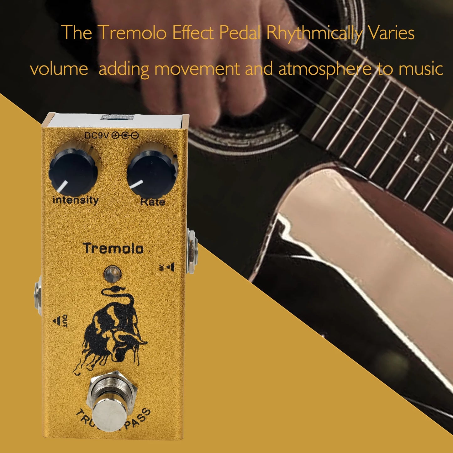 🎸⚡ Πεντάλ Ηλεκτρικής Κιθάρας – Overdrive, Distortion, Chorus, Delay & Tremolo, True Bypass & Ανθεκτικό Design 🎶