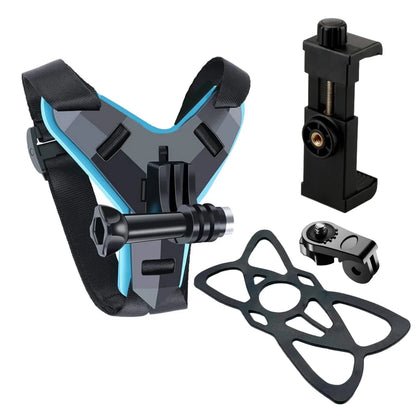 🏍️📷 Βάση Κράνους για GoPro & Smartphone – Universal Strap Mount Holder για Action Cameras & Κινητά 📱🎥