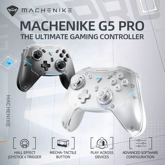 🎮 Machenike G5 Pro Elite Wireless Gamepad – Ασύρματο Χειριστήριο Gaming με Hall Effect Joysticks & RGB Φωτισμό 🚀
