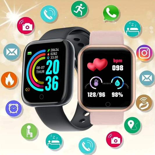 ⌚📱 Y68 / D20 Smart Watch – Fitness Tracker με Ειδοποιήσεις, Καταγραφή Μουσικής & Αθλητικών Δεδομένων