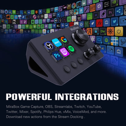 🎛️ Wulihee N3 Streamdeck Keyboard – Προγραμματιζόμενο Macro Mini Keyboard με Οθόνη & Knob | Visual Desktop Console για PC & Streaming