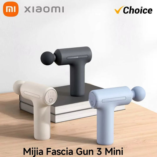 💪🔋 XIAOMI Mijia Mini Fascia Gun 3 – Φορητό Μασάζ Μυών με 12kg Thrust & 3 Κεφαλές Μασάζ 🌟
