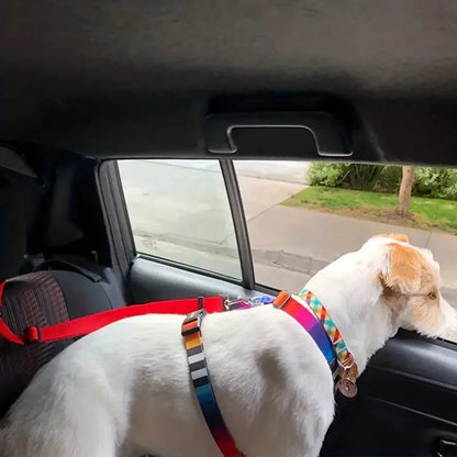 🚘🐾 Adjustable Pet Car Seat Belt – Ζώνη Ασφαλείας Καθίσματος για Μικρούς Σκύλους & Γάτες 🛡️🐶 Ασφαλείς μετακινήσεις χωρίς άγχος – εύκολη σύνδεση στο προσκέφαλο!
