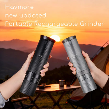 ☕⚡ Ηλεκτρικός Μύλος Καφέ USB 38mm – Ασύρματος, Φορητός & Υψηλής Ακρίβειας ⚡☕