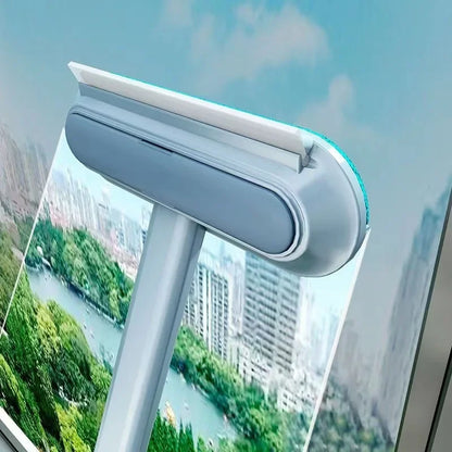 🐾 3 σε 1 Βούρτσα Αφαίρεσης Τριχών Κατοικιδίων με Μακρύ Λαβή – Καθαρισμός Τριχών & Παραθύρων | Ανθεκτική & Οικολογική Κατασκευή