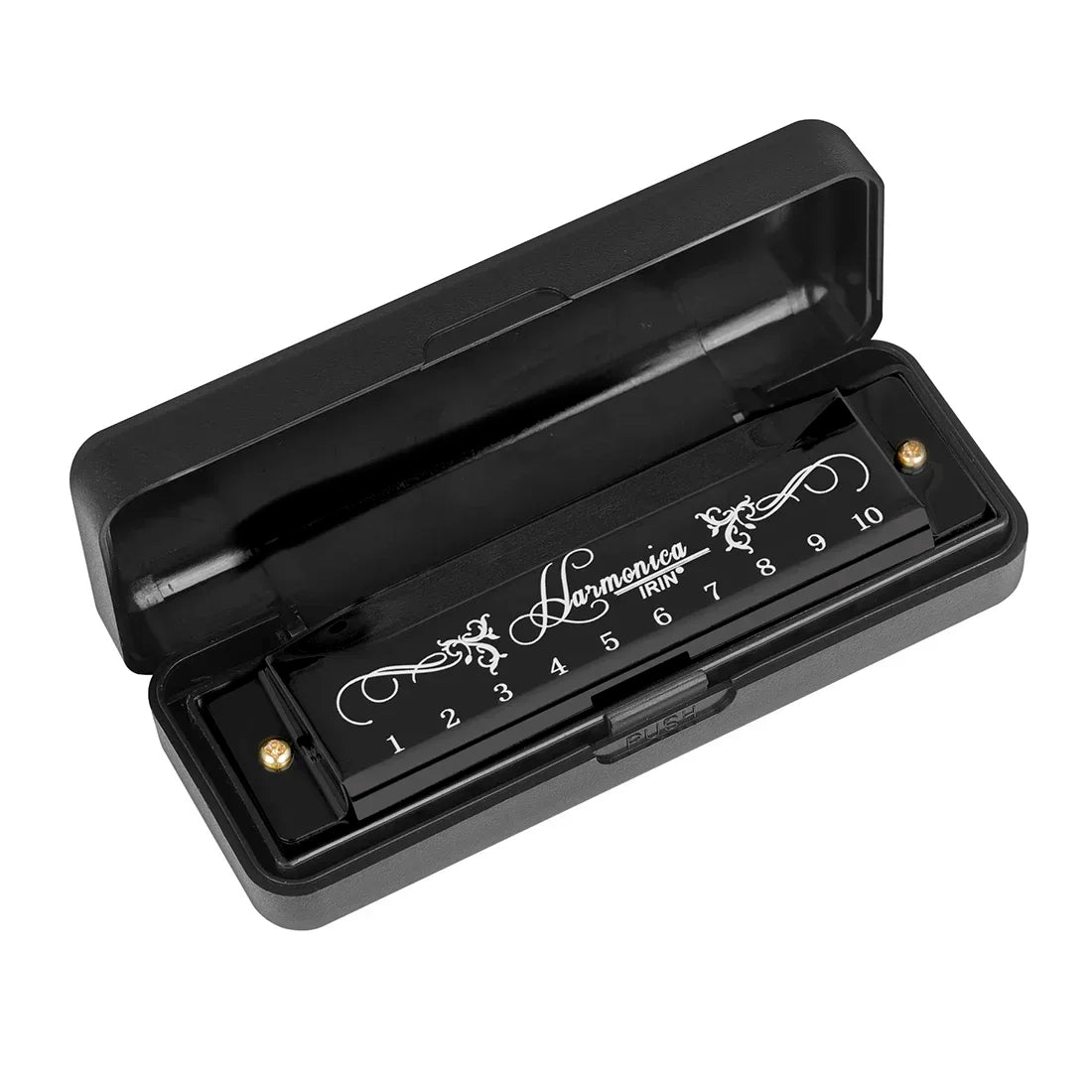 🎵🎶 Harmonica 10 Holes – 20 Notes 🚀 (Key of C – Με Θήκη)
