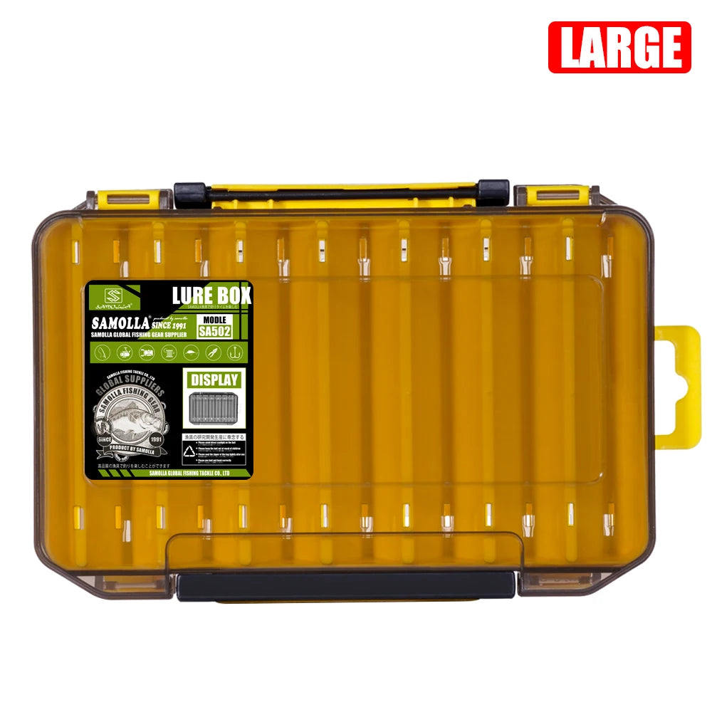 🎣 Fishing Tackle Box – Διπλής Όψης Θήκη Αποθήκευσης για Δολώματα & Αγκίστρια με 14 Χωρίσματα 🐟