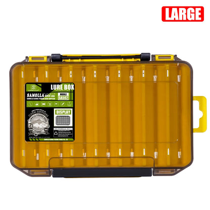 🎣 Fishing Tackle Box – Διπλής Όψης Θήκη Αποθήκευσης για Δολώματα & Αγκίστρια με 14 Χωρίσματα 🐟