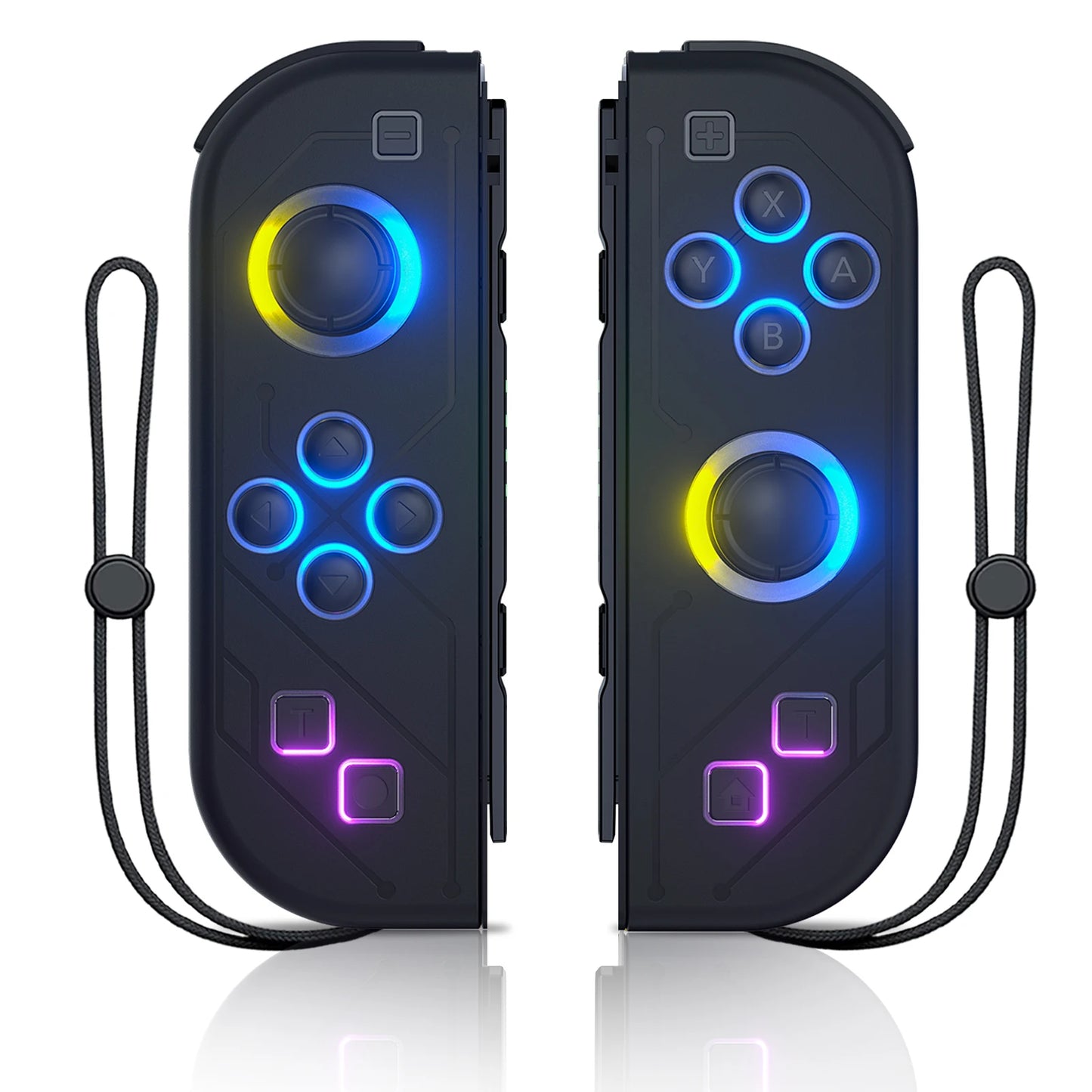 🎮 Wireless RGB Gamepad Controller για Nintendo Switch / Switch Lite / Switch OLED / PC | Με Turbo Function, 6-Axis Gyro & Dual Vibration | Lapezei Joy Pad