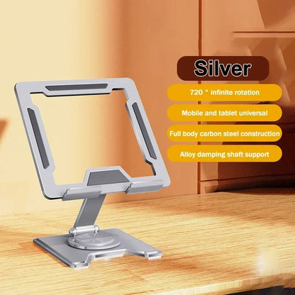 📱🔄 360° Rotatable Tablet Stand – Ρυθμιζόμενη & Αναδιπλούμενη Βάση iPad & Tablet 🎯