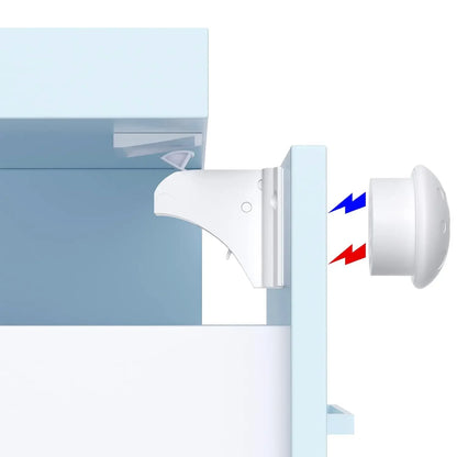 🍼🔒 Baby Proofing Magnetic Drawer Locks 🚀 (Χωρίς Τρυπάνι – Ασφάλεια για Παιδιά)
