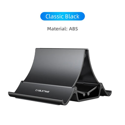 💻📐 CABLETIME Vertical Laptop Stand – Gravity Holder για Laptop & Tablet 🎯
