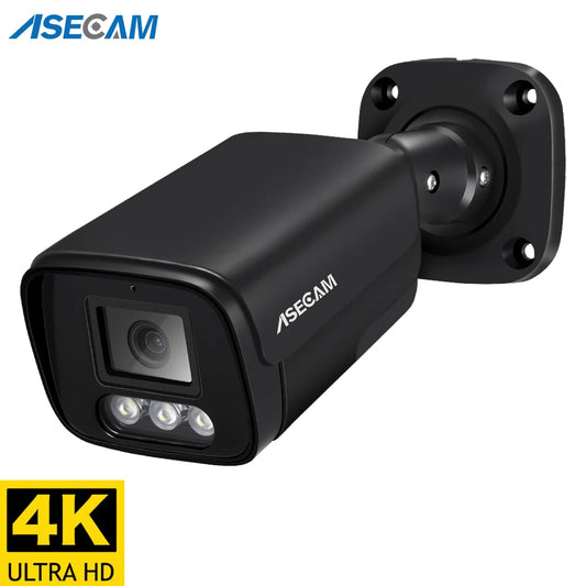 🔒📹 ASECAM 4K 8MP IP Camera – POE, H.265, Full Color Νυχτερινή Όραση & Ανίχνευση Ανθρώπου