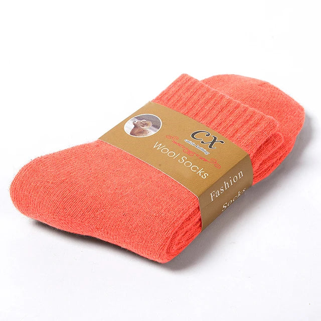 🧦Χειμερινές Κάλτσες Merino Wool – Extra Παχιές & Ζεστές για Άνδρες & Γυναίκες ❄️🔥