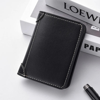 👛 Ανδρικό Mini Πορτοφόλι – Ultra-thin PU Leather, Κομψό & Ελαφρύ 💼✨