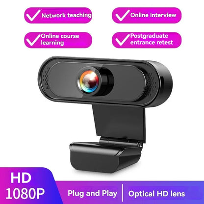 💻🎥 1080P Full HD Webcam – Με Μικρόφωνο & Τρίποδο για PC & Laptop 🎤✨