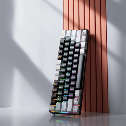 🎮⌨️ MUCAI MK61 RGB Gaming Mechanical Keyboard – 61 Πλήκτρα, Red Switches, Hot-Swappable Ιδανικό για gamers που θέλουν compact μέγεθος, φωτισμό RGB & εξαιρετική αίσθηση πληκτρολόγησης!