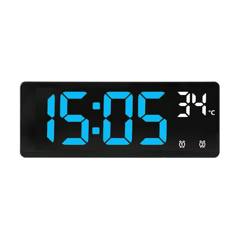 Ψηφιακό Ξυπνητήρι LED με Voice Control, Διπλό Alarm, Snooze & Ένδειξη Θερμοκρασίας