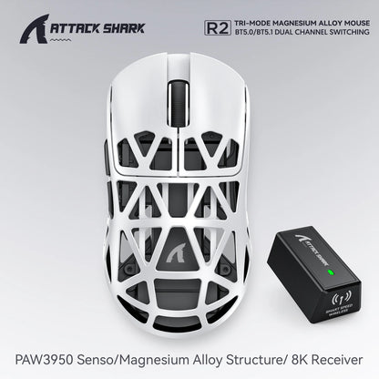 ⚔️ Attack Shark R2 Wireless Gaming Mouse – 8K Polling, 42.000 DPI, Magnesium Alloy 🖱️🔥 Hyperlight. Hyperspeed. Hyper-Precision. Το ultimate competitive mouse είναι εδώ.