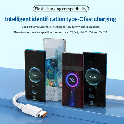 ⚡🔌 NNBILI Σετ 3 Καλώδια USB Type-C – Super Fast Charging 6A 📱 Για Samsung, Huawei, Xiaomi, Redmi