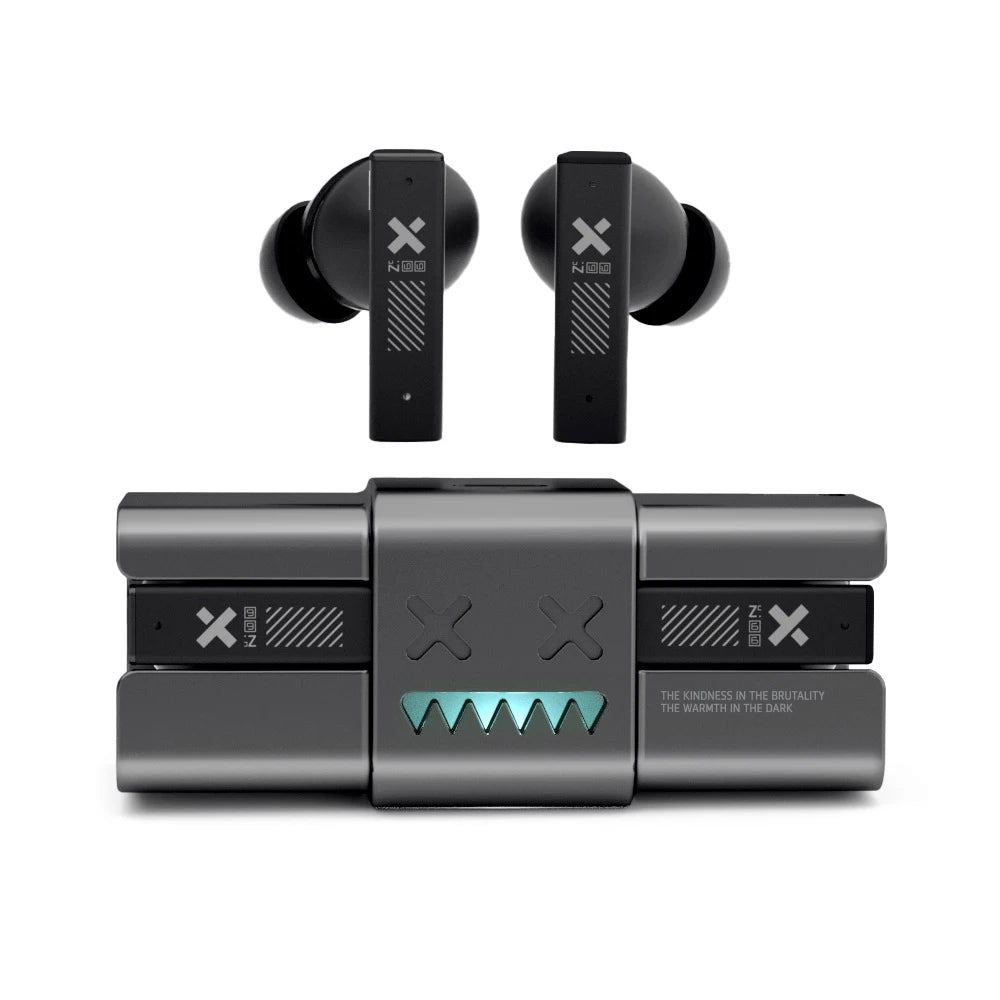 🎧 Zombiescat B10 – -45dB ANC Earbuds with RGB Light & Necklace Design